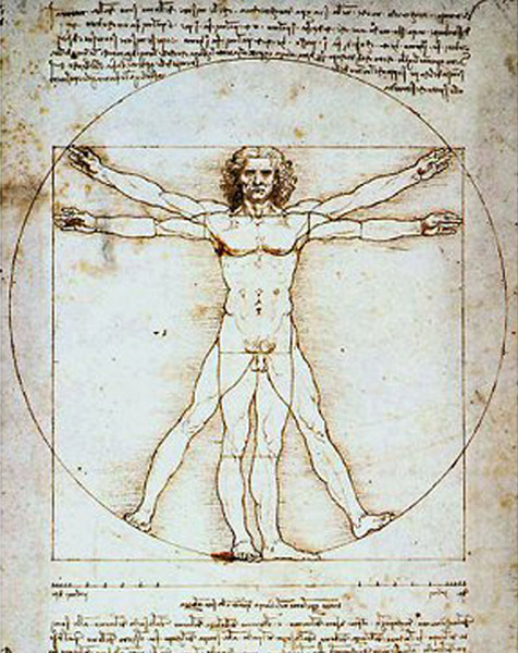 14 dessins de coloriage Léonard De Vinci à imprimer