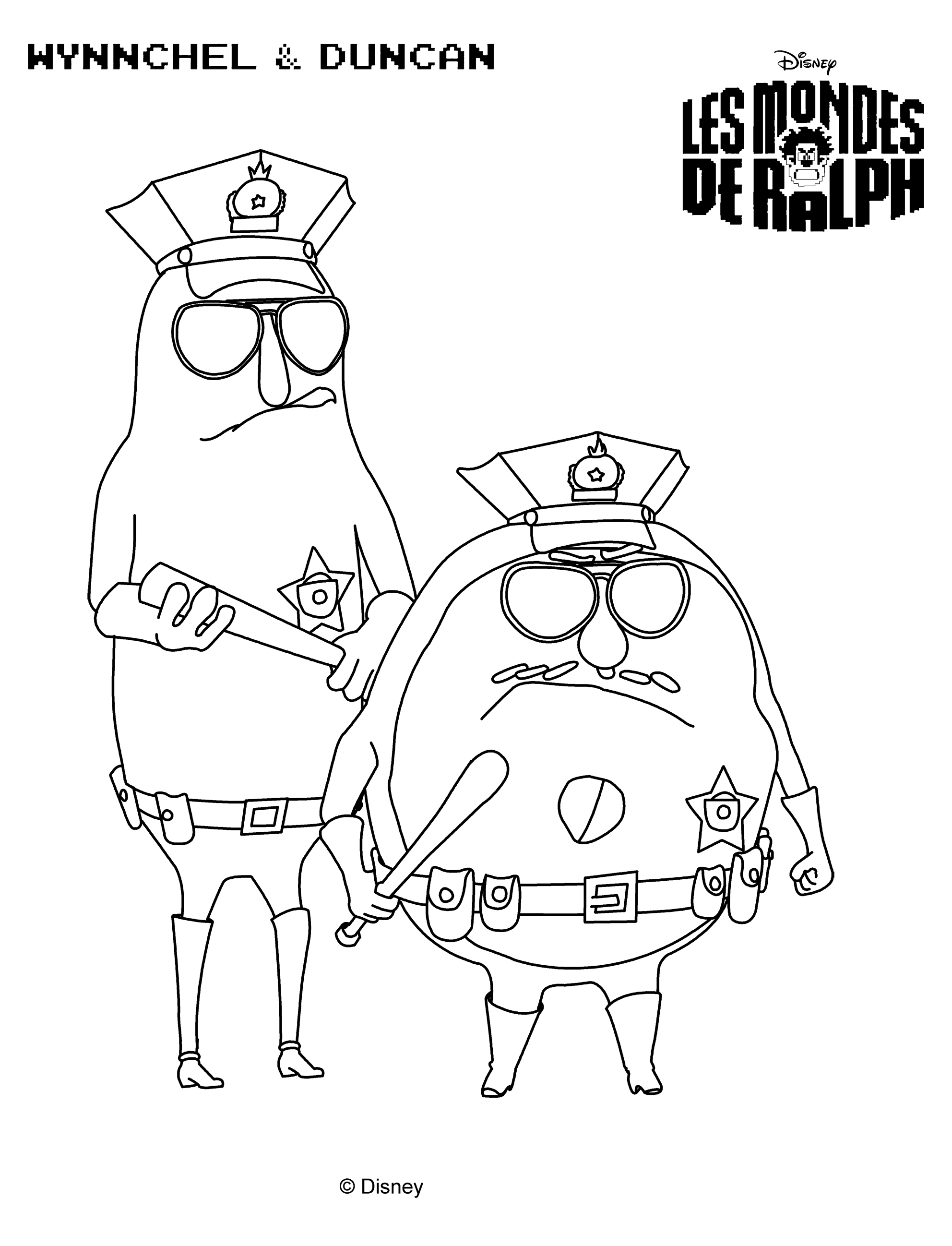 coloriage les mondes de ralph