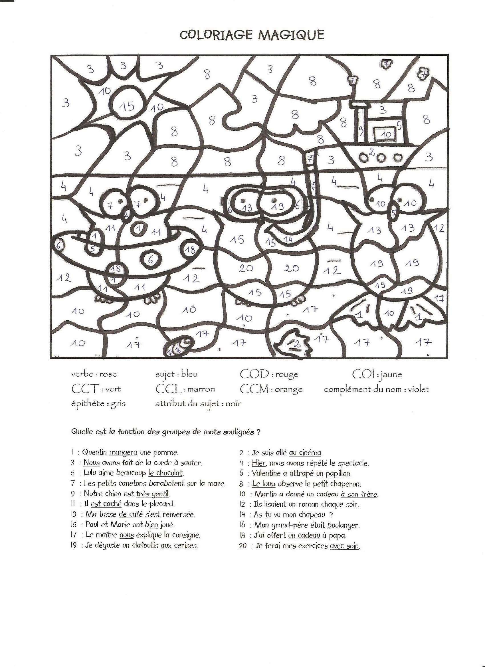 Élégant Les Doubles Cp Coloriage Magique | Imprimer et ...