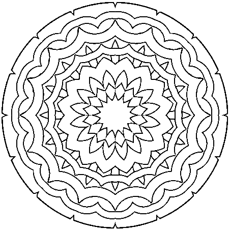 coloriage mandala a imprimer gratuit