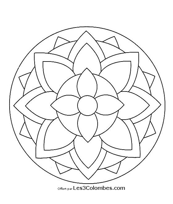 coloriage mandala en ligne