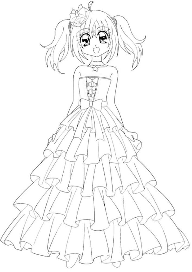 19 Luxe Coloriage Robe De Princesse à Imprimer