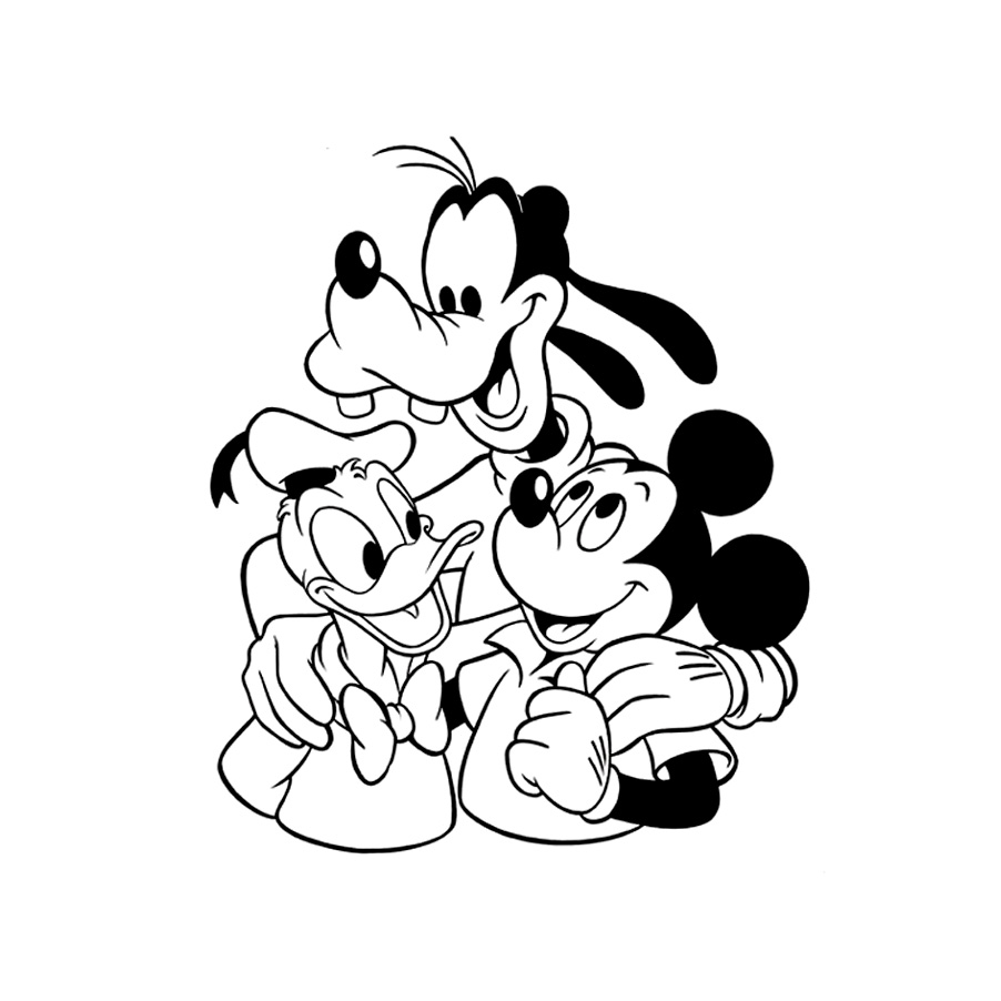 coloriage mickey et ses amis