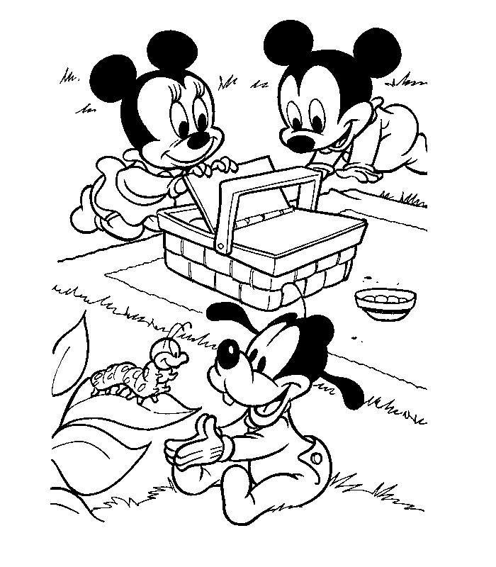 19 dessins de coloriage Mickey Et Ses Amis à imprimer
