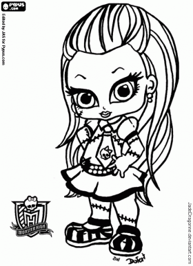 coloriage monster high bebe