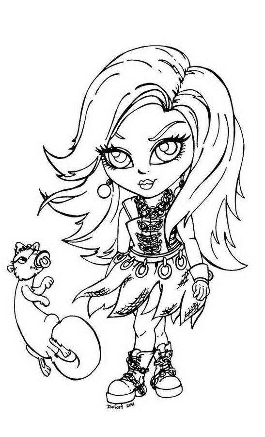 coloriage monster high bebe 16564