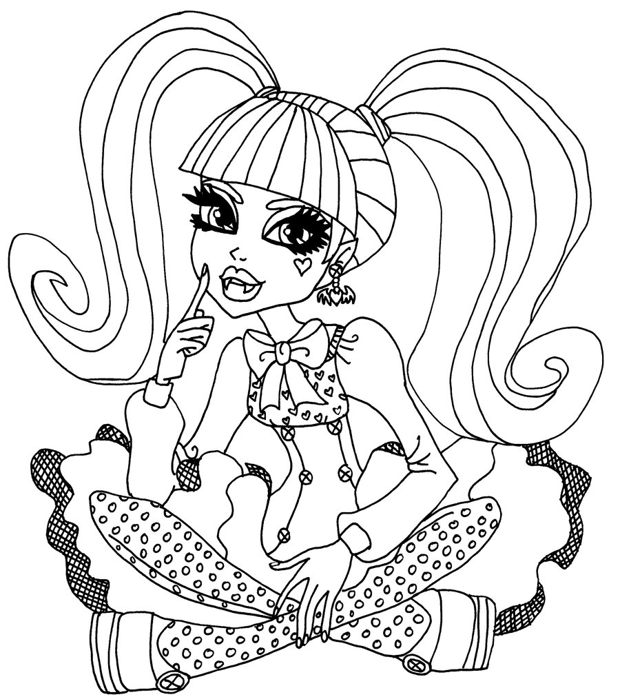 coloriage monster high en ligne