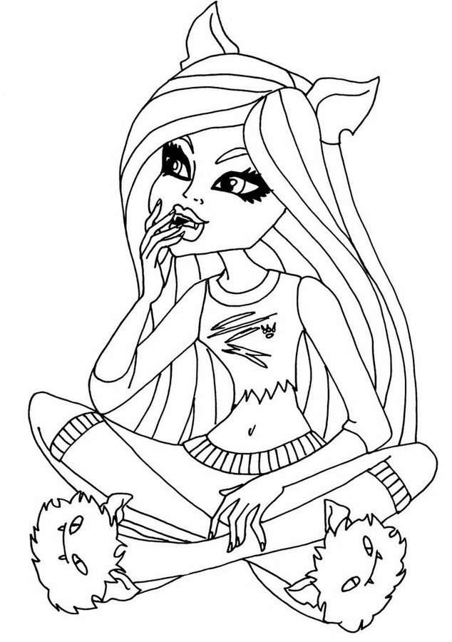 coloriage monster high en ligne