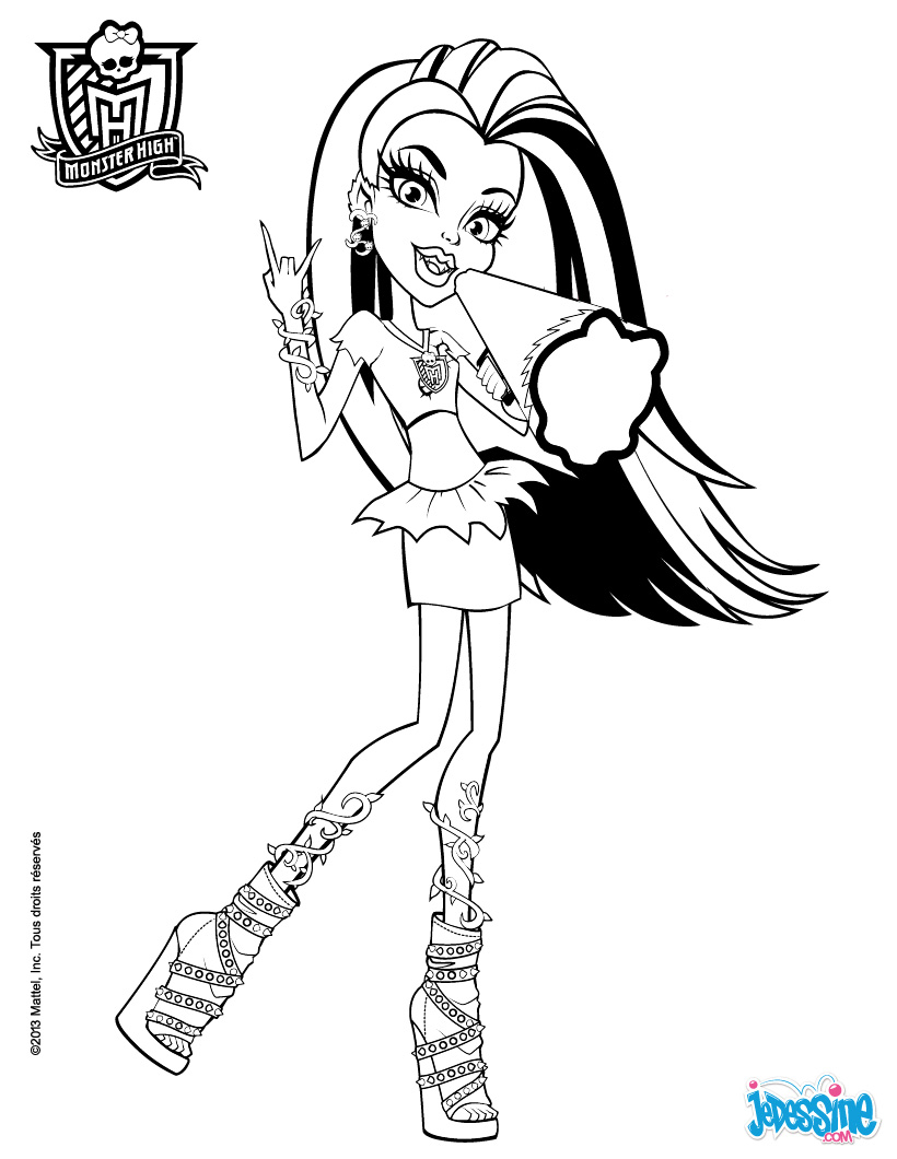 Coloriage Monster High Fusion Monstrueuse