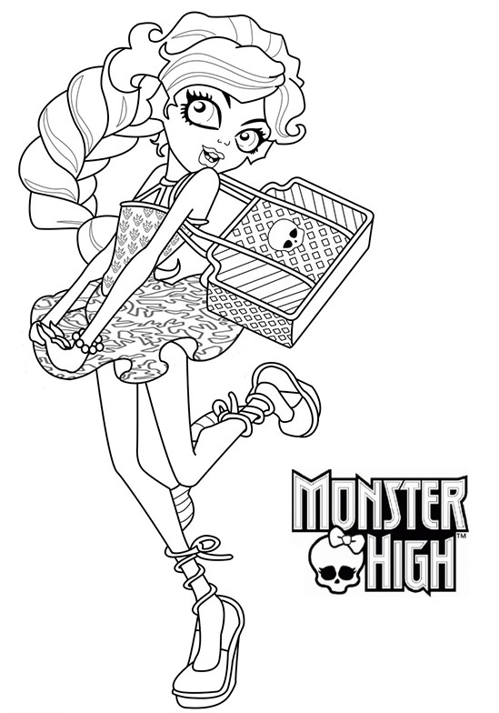 coloriage monster high toralei a imprimer