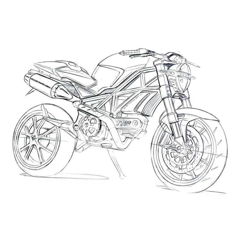 coloriage moto cross gratuit