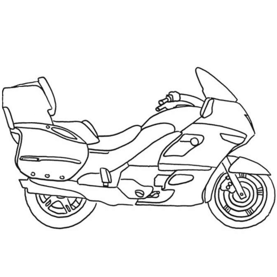 coloriage moto cross