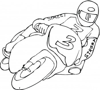 coloriage moto en ligne