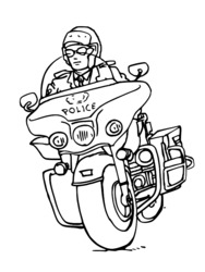 coloriage moto en ligne