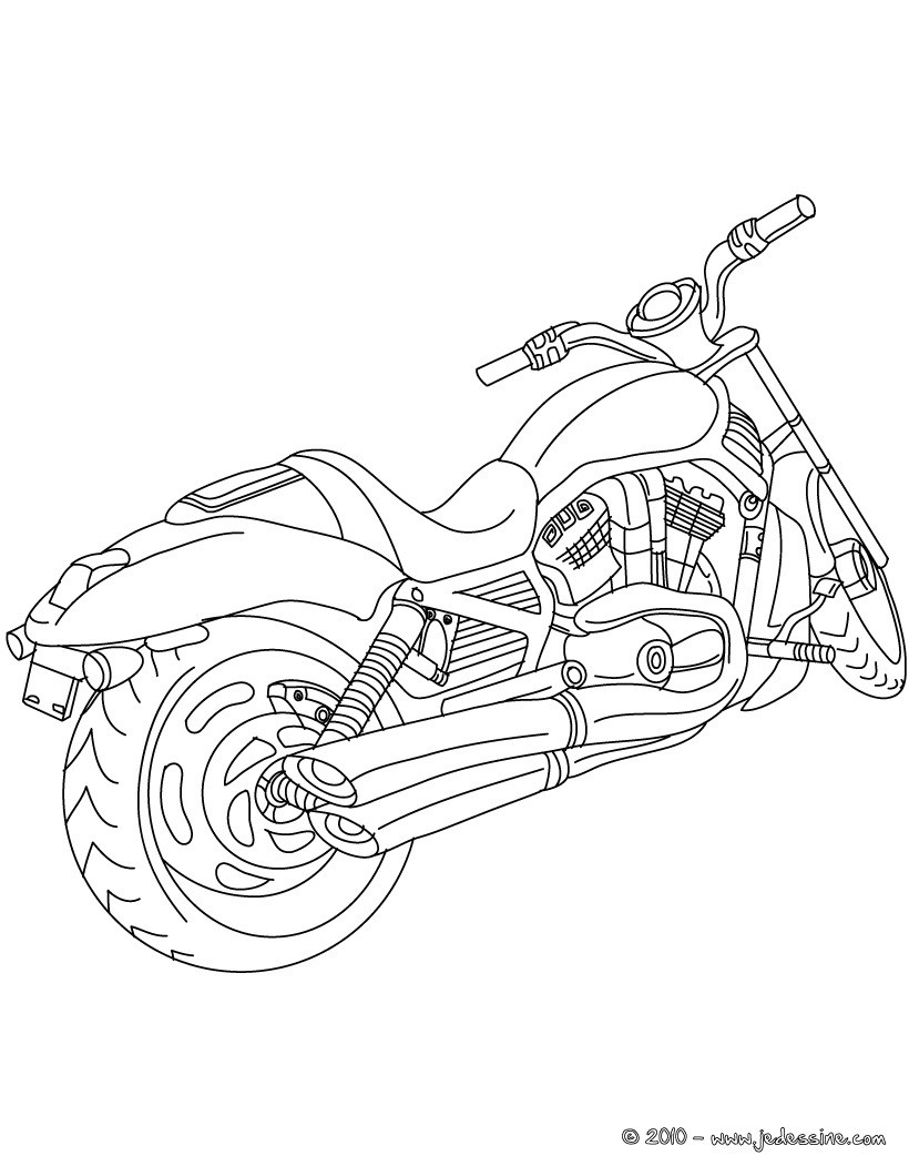 coloriage moto ktm