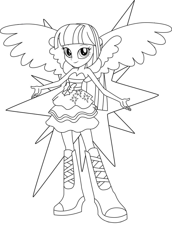 coloriage my little pony equestria