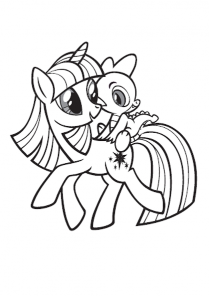 coloriage my little pony equestria