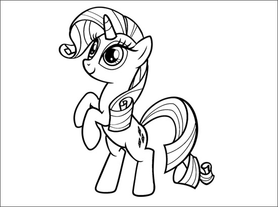 coloriage my little pony rarity