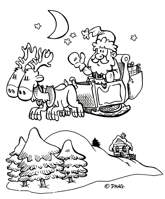 90 dessins de coloriage Noël Cp à imprimer