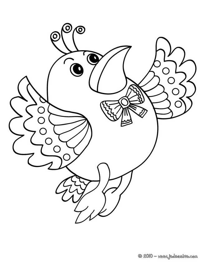 coloriage oiseau en ligne