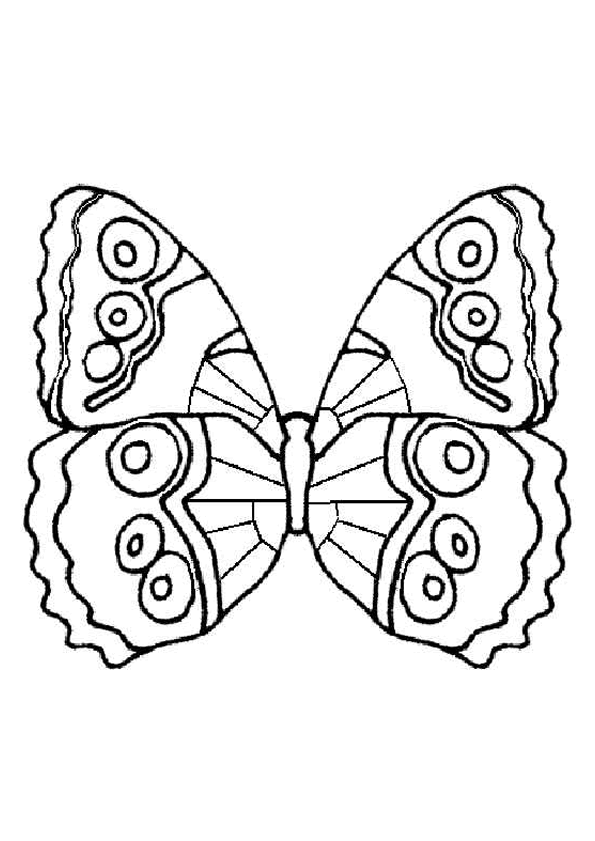 coloriage papillon hugo lescargot