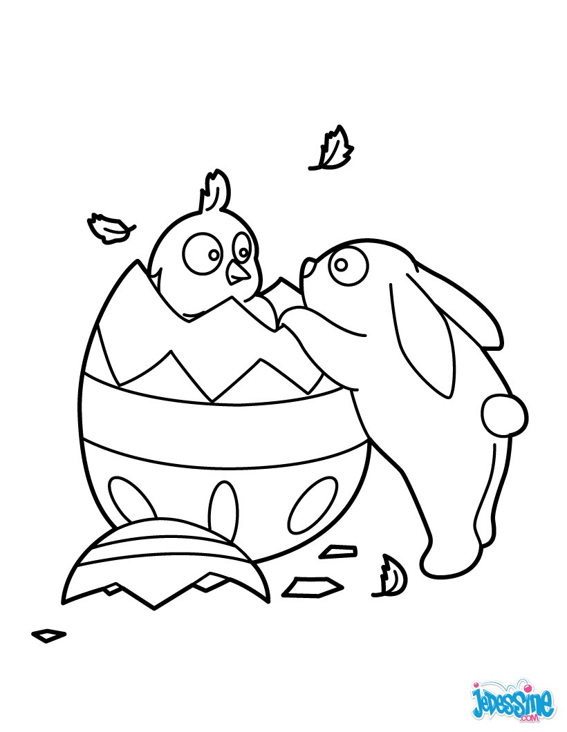 coloriage paques en ligne