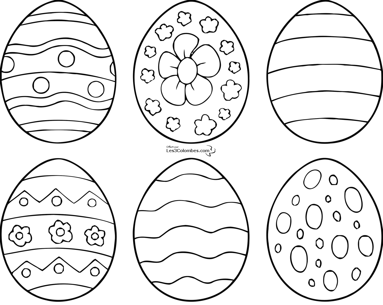 coloriage paques petite section