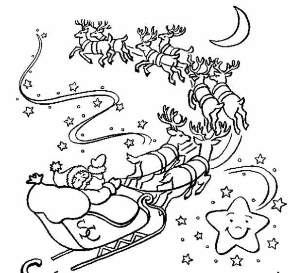 coloriage pere noel imprimer