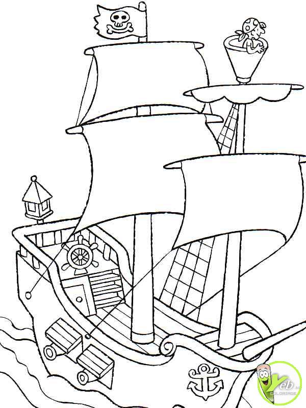 coloriage pirate des caraibes 3