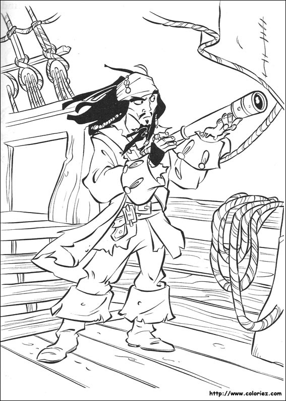 coloriage pirates des caraibes 2