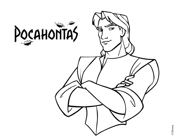 coloriage pocahontas