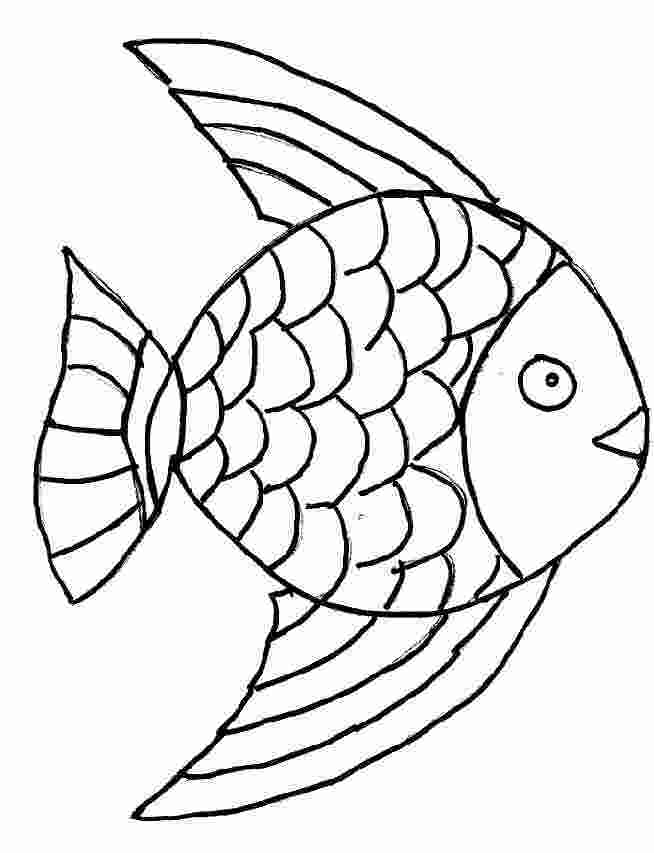 coloriage poisson rouge