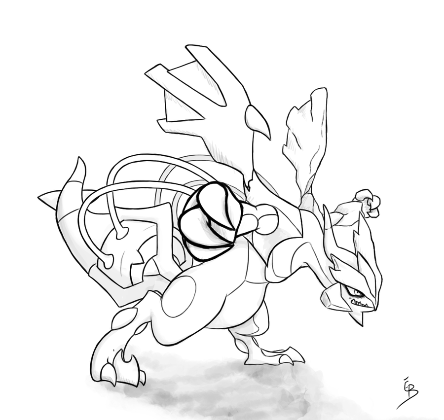 coloriage pokemon noir et blanc