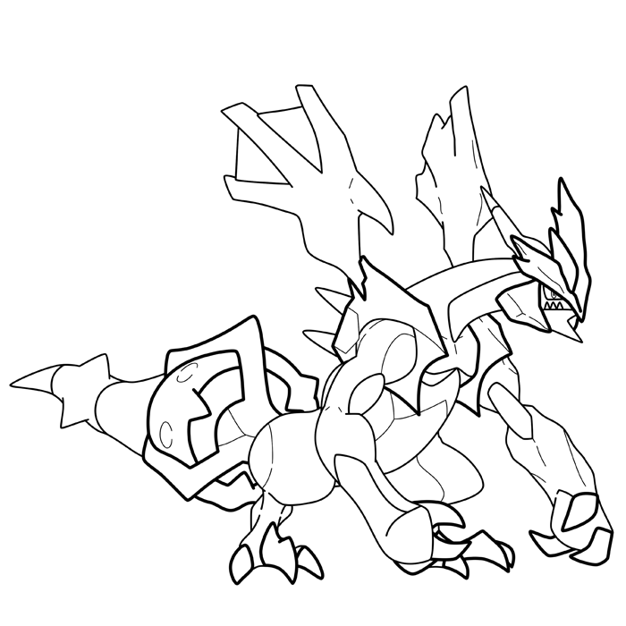 coloriage pokemon noir et blanc