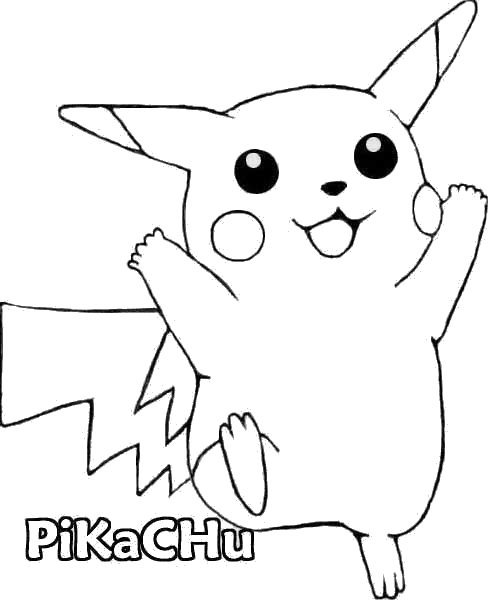 coloriage pokemon pikachu