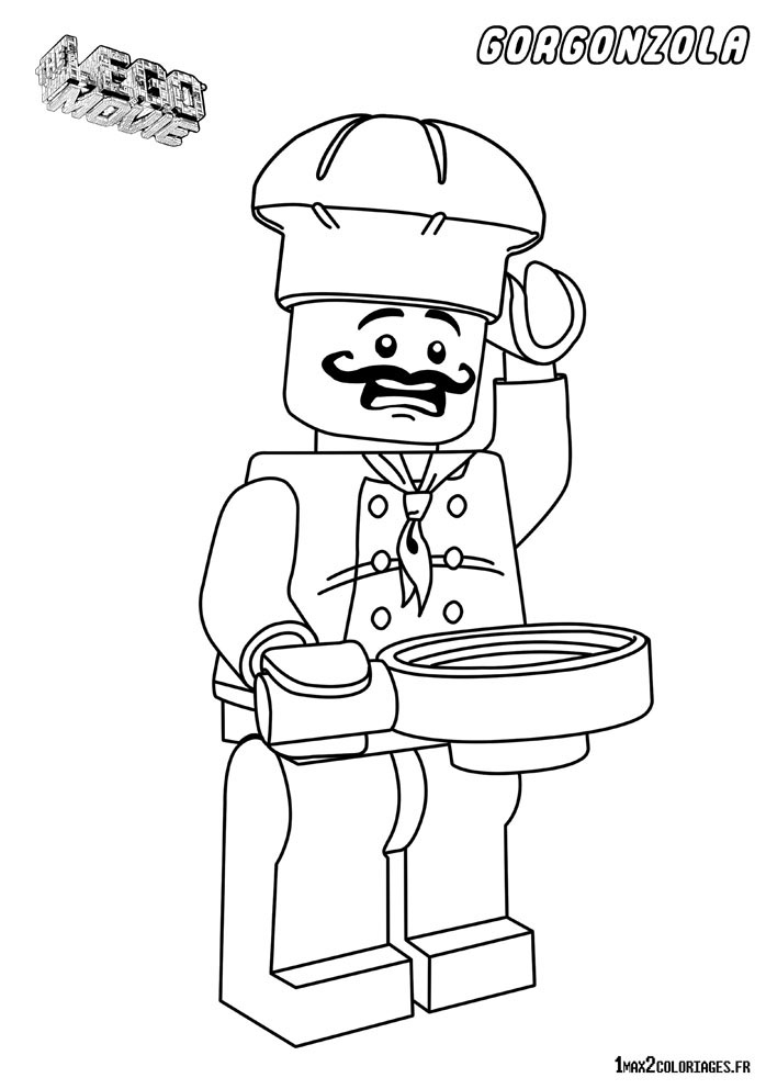 coloriage policier lego