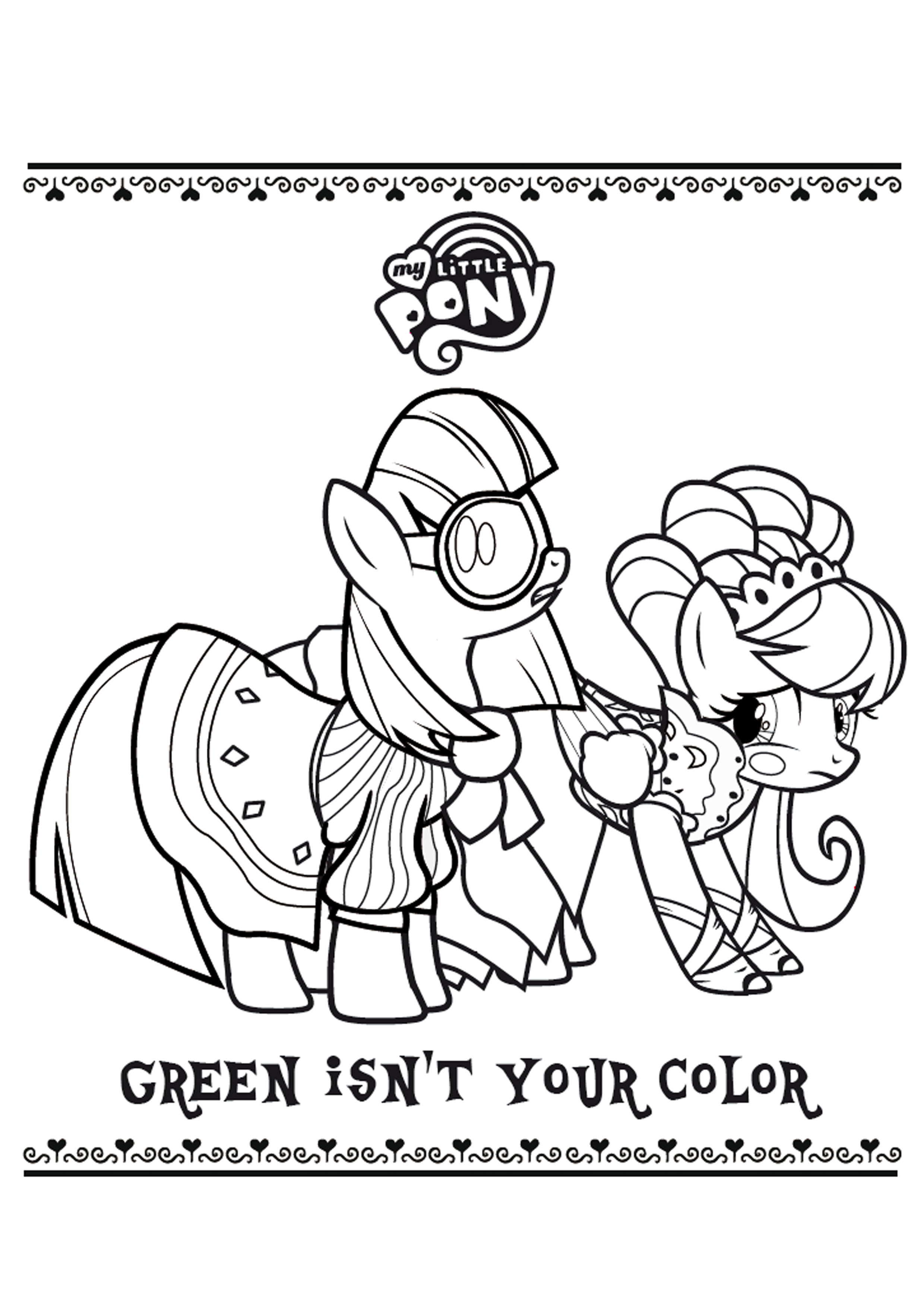 coloriage poney club a imprimer