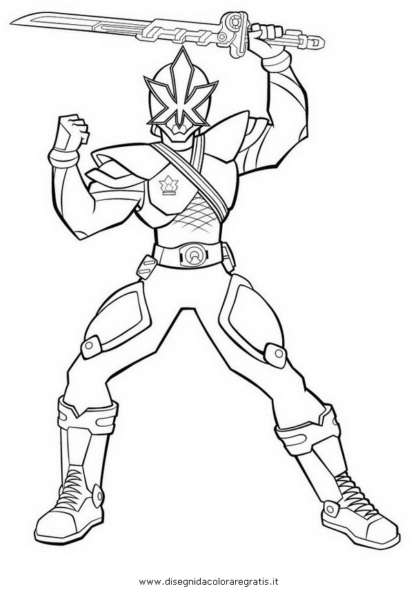 coloriage power rangers megaforce a imprimer