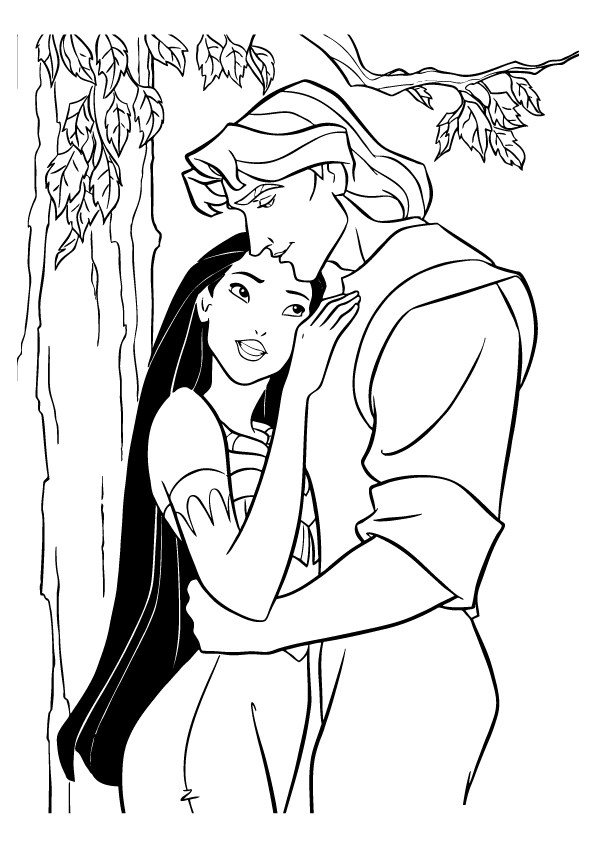 19 dessins de coloriage  Princesse  Disney Pocahontas   imprimer