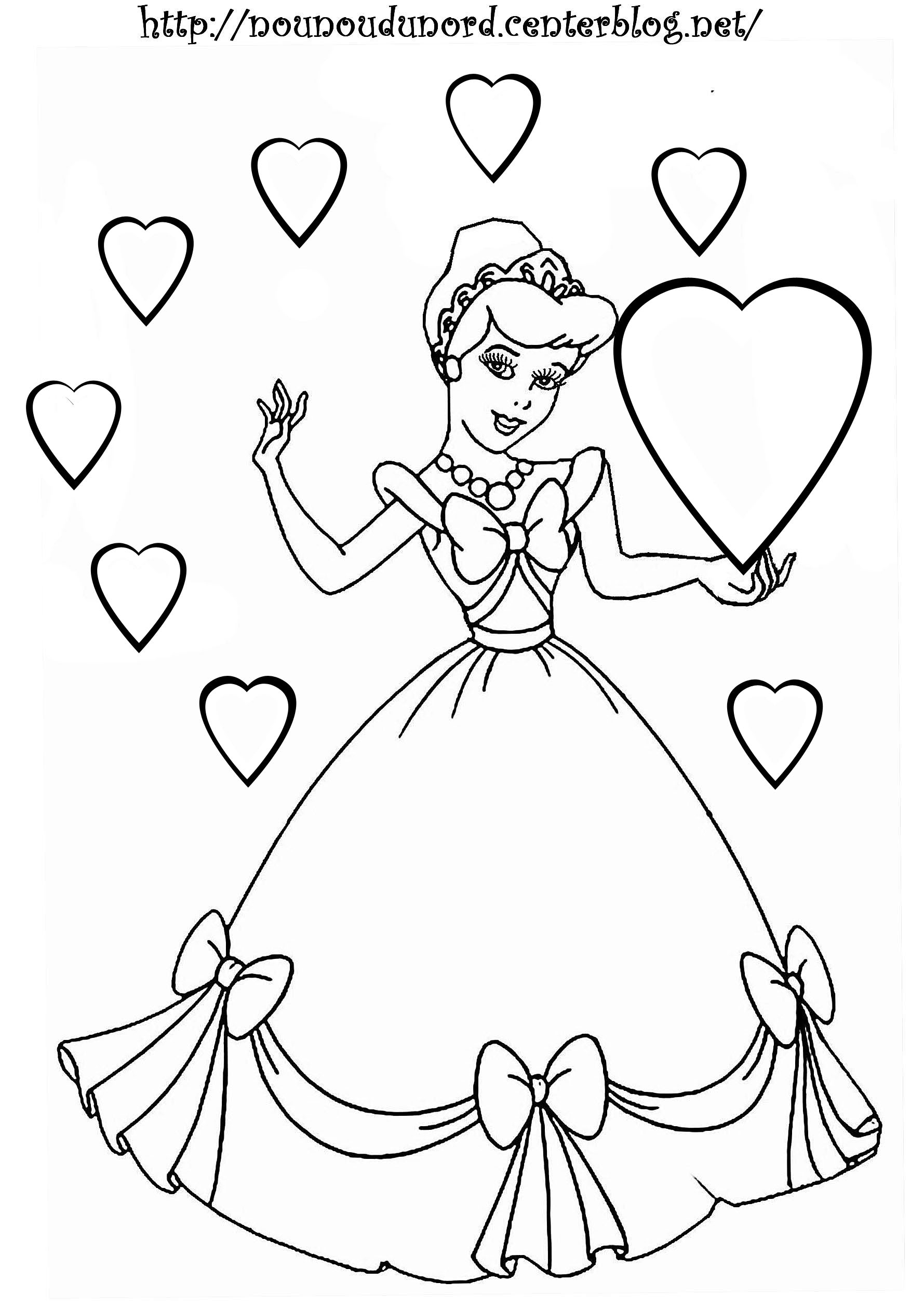 coloriage princesse sarah a imprimer gratuit