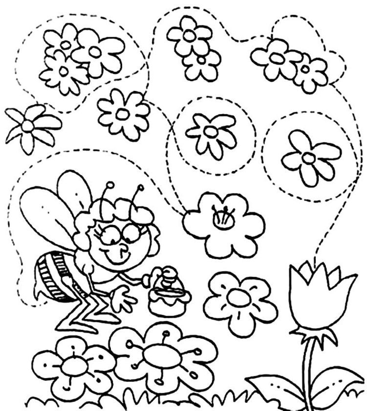 coloriage printemps en ligne