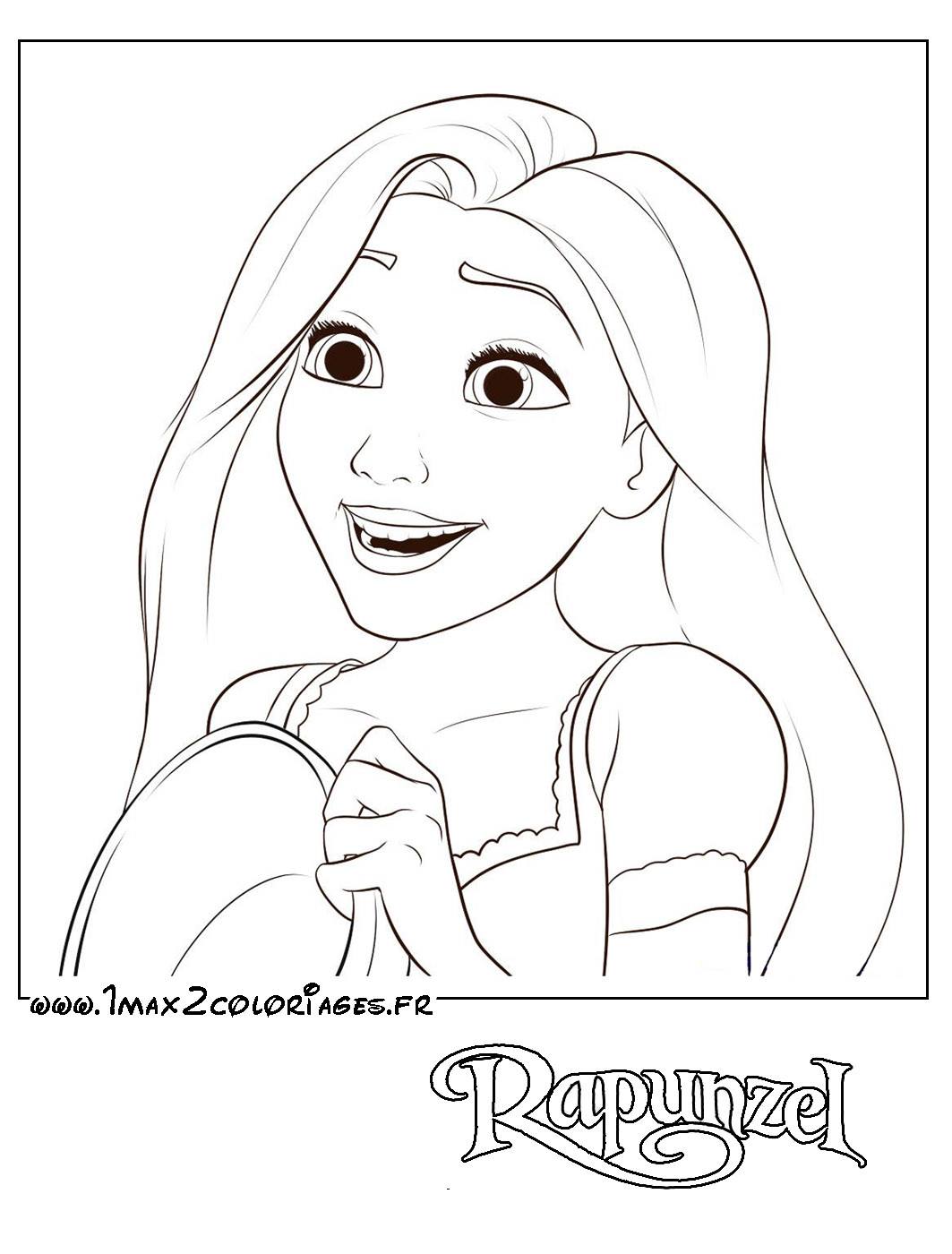 Dessins   imprimer Raiponce Disney   colorier Voir le dessin