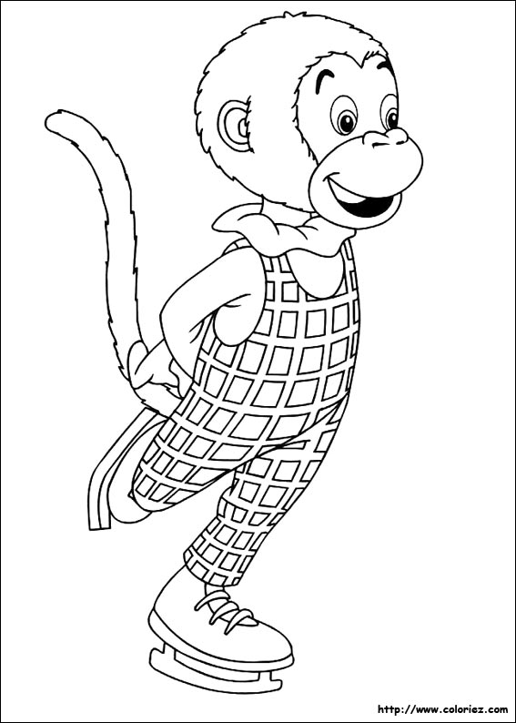 coloriage singe ouistiti