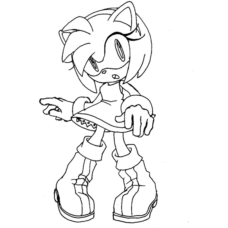 13 dessins de coloriage Sonic Boom Shadow imprimer