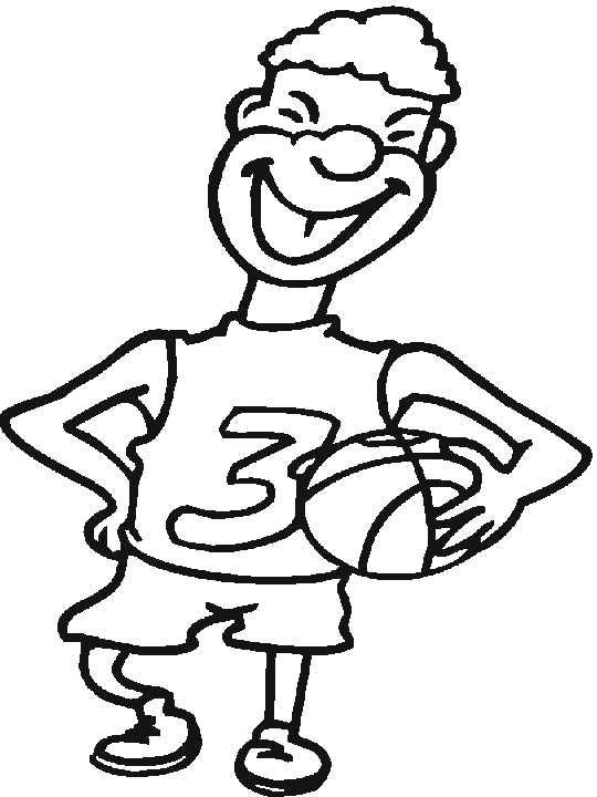 coloriage sports handball