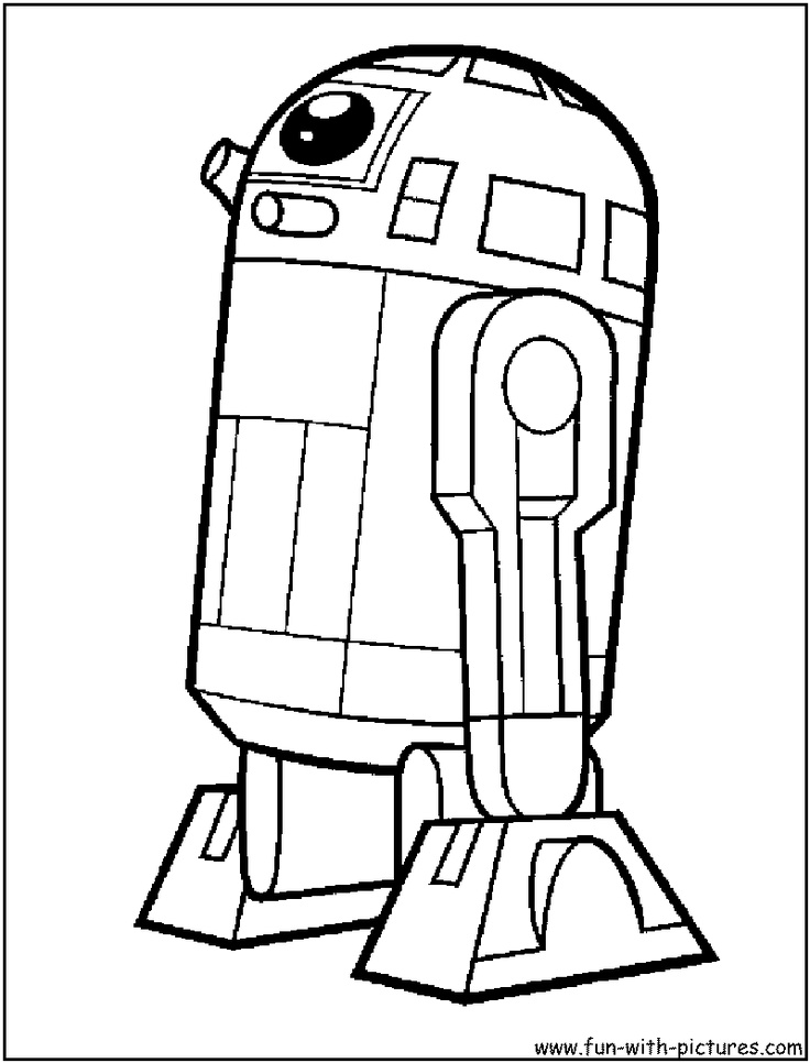 coloriage star wars r2d2