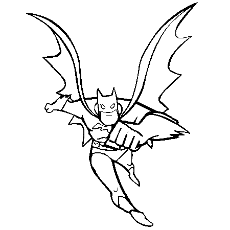 coloriage super heros batman