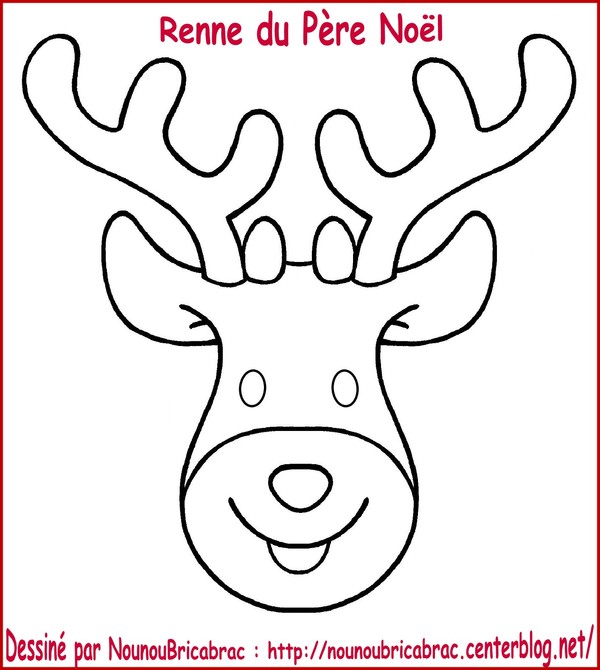 coloriage tete de pere noel