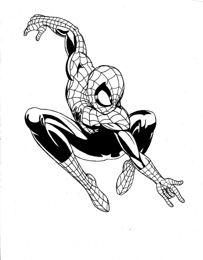 coloriage the spectacular spiderman