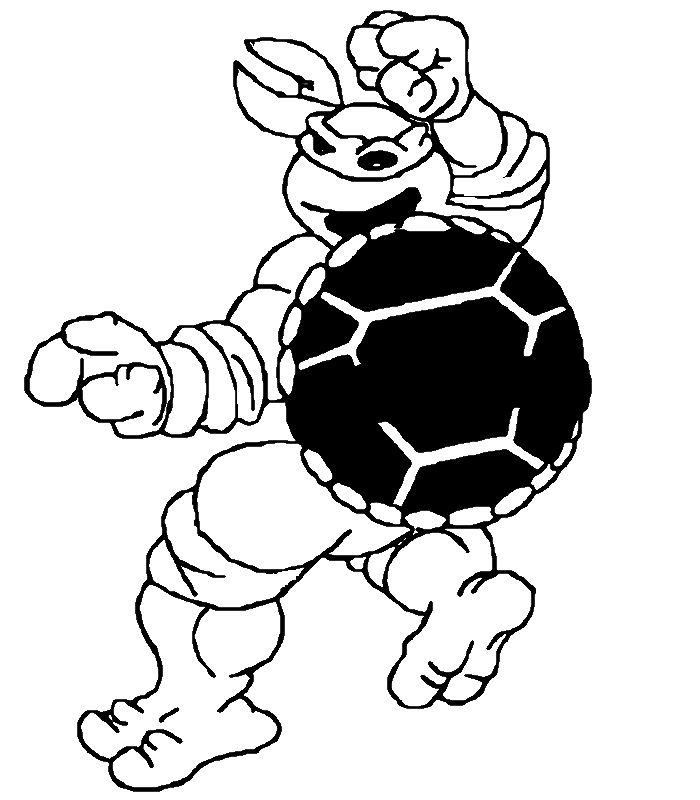 coloriage tortue ninja a imprimer gratuit